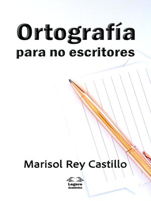 cover image of Ortografía para no escritores